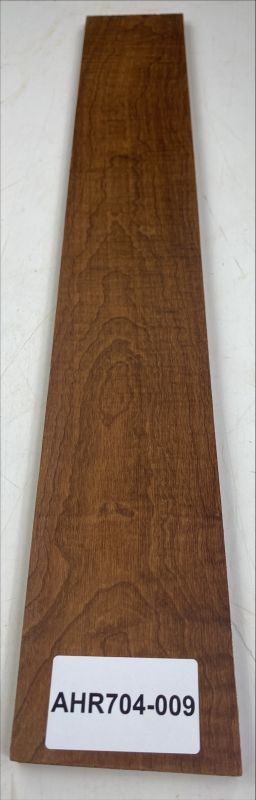 Fretboard Sycamore Curly, Choco roasted, Guitar, Unique Piece #704-009